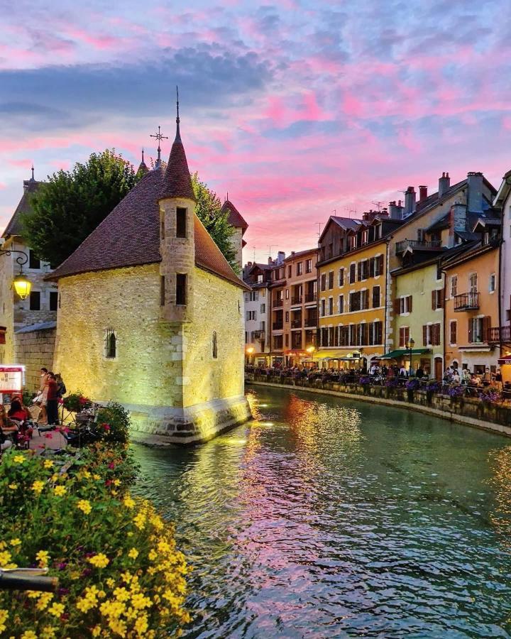 Woody 100M Du Lac Balcon Annecy Bagian luar foto