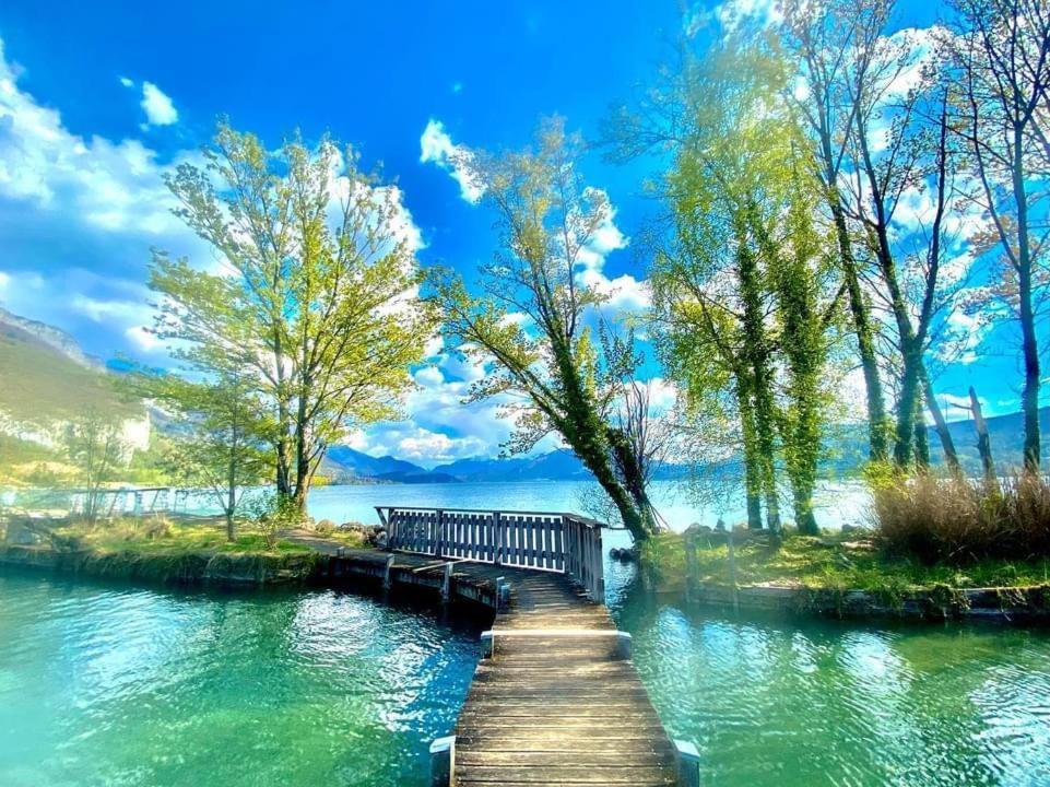 Woody 100M Du Lac Balcon Annecy Bagian luar foto